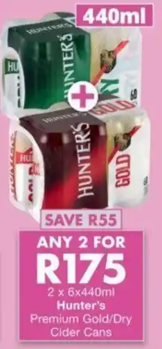 President Hyper Hunter's Premium Gold/Dry Cider Cans offer