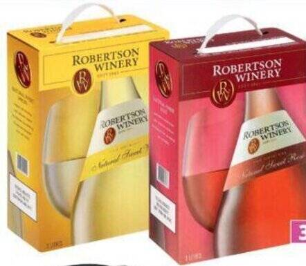 Robertson Winery Wine All Variants offer at President Hyper