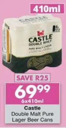 President Hyper Castle Double Malt Pure Lager Beer Cans offer