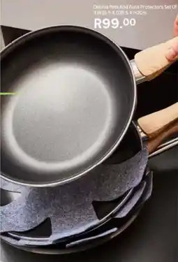Delinia pots and pans protectors set of 3 w35.5 x d35.5 x h2cm