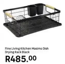 Leroy Merlin Fine living kitchen masimo dish drying rack black offer