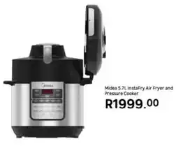 Midea - 5.7l instafry air fryer and pressure cooker
