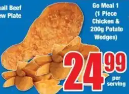 Boxer Go Meal 1 (1 Piece Chicken & 200g Potato Wedges) offer
