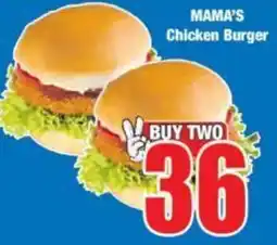 Boxer MAMA'S Chicken Burger offer
