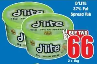 Boxer D'LITE 37% Fat Spread Tub offer