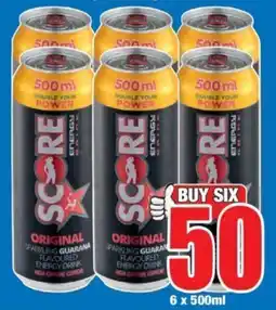 Boxer SCORE Original Energy Drink offer