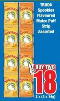 Boxer TRUDA Spookies Flavoured Maize Puff Strip Assorted offer