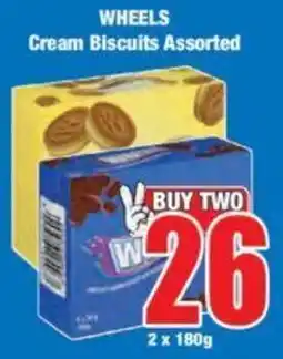 Boxer WHEELS Cream Biscuits Assorted offer