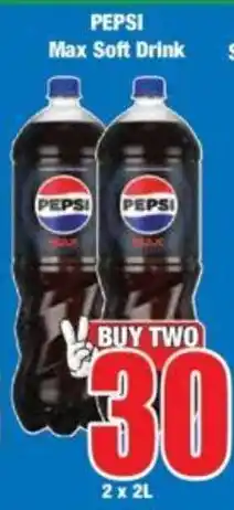 Boxer PEPSI Max Soft Drink offer