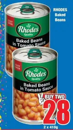 Boxer RHODES Baked Beans offer