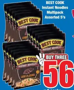 Boxer BEST COOK Instant Noodles Multipack Assorted 5's offer