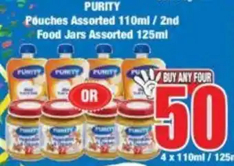 Boxer PURITY Pouches Assorted 110ml / 2nd Food Jars Assorted 125ml offer