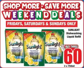 Boxer SUNLIGHT Dishwashing Liquid Refill offer