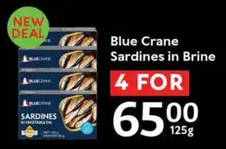 Blue Crane Sardines in Brine
