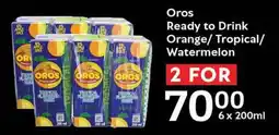 Oxford Freshmarket Oros Ready to Drink Orange/Tropical/ Watermelon offer