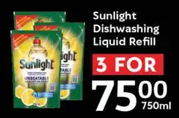 Oxford Freshmarket Sunlight Dishwashing Liquid Refill offer