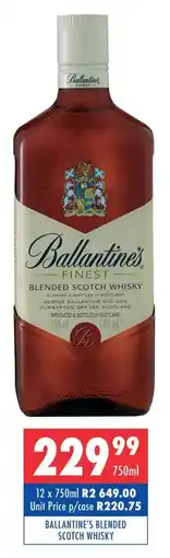 BALLANTINE'S BLENDED SCOTCH WHISKY