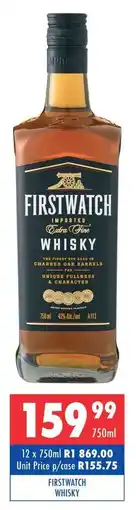 Ultra Liquors FIRSTWATCH WHISKY offer