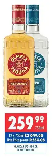 Ultra Liquors OLMECA REPOSADO OR BLANCO TEQUILA offer