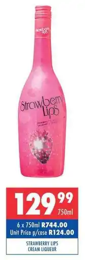Ultra Liquors STRAWBERRY LIPS CREAM LIQUEUR offer