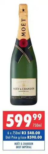 Ultra Liquors MOËT & CHANDON BRUT IMPERIAL offer