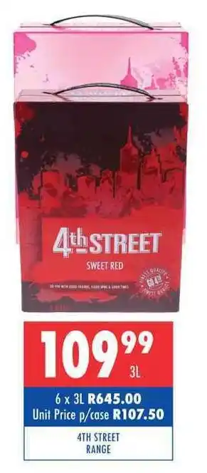 Ultra Liquors 4TH STREET RANGE offer