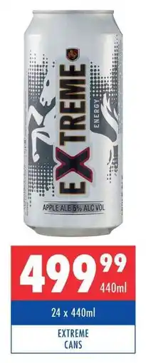 Ultra Liquors EXTREME CANS offer