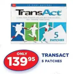 Link Pharmacy TRANSACT 5 PATCHES offer