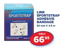 Link Pharmacy LINK SPORTSTRAP ADHESIVE BANDAGE offer