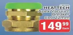 HEATTECH Apex Vacuum Breaker CXC 22mm