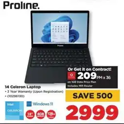 HiFi Corp Proline 14 Celeron Laptop offer