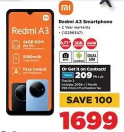 HiFi Corp Redmi A3 Smartphone offer