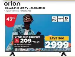 HiFi Corp 43-inch FHD LED TV-OLED43FHD offer