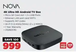 HiFi Corp 4K Ultra HD Android TV Box offer