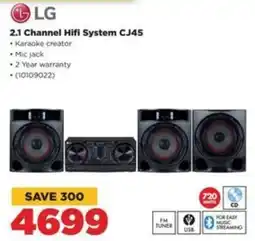 HiFi Corp LG 2.1 Channel Hifi System CJ45 offer