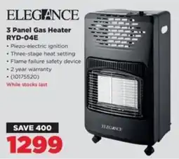HiFi Corp 3 Panel Gas Heater RYD-04E offer