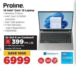 HiFi Corp Proline 14 Intel Core i5 Laptop offer