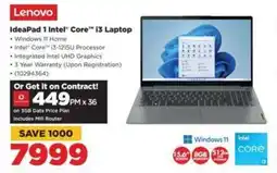 HiFi Corp Lenovo IdeaPad 1 Intel Core i3 Laptop offer