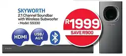 Pick n Pay Hypermarket SKYWORTH 2.1 Channel Soundbar offer