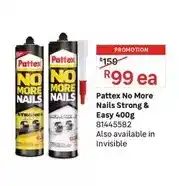 Pattex - no more nails strong & easy 400g