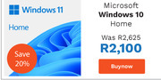 First Shop Microsoft Windows 10 Home offer