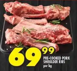 Shoprite PRE-COOKED PORK SHOULDER RIBS per kg offer