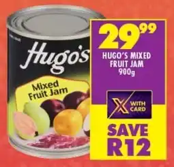 Shoprite HUGO'S MIXED FRUIT JAM 900g offer