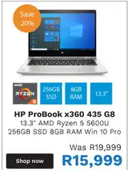 First Shop HP ProBook x360 435 G8 5600U offer