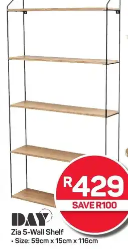 Pick n Pay Hypermarket Zia 5-Wall Shelf offer