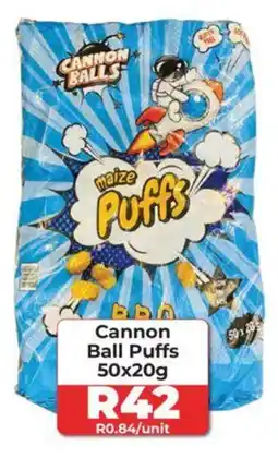 1UP Cannon Ball Puffs 50x20g offer
