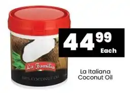 Super Save La Italiana Coconut Oil offer