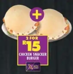 Shoprite CHICKEN SNACKER BURGER offer