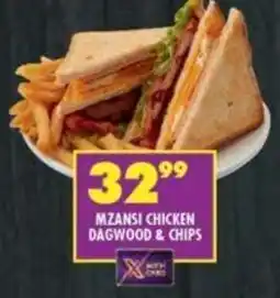 Shoprite MZANSI CHICKEN DAGWOOD & CHIPS offer
