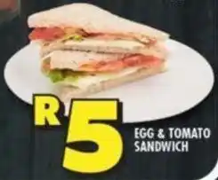 Shoprite EGG & TOMATO SANDWICH offer